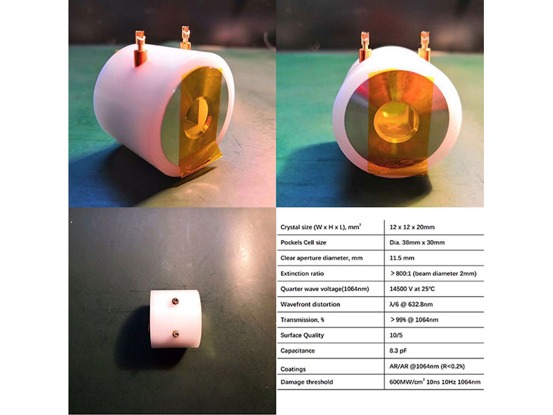 Nieuw product! Coupletech kan pockels-cellen met een groot diafragma leveren, zoals de CPBPC-121220.